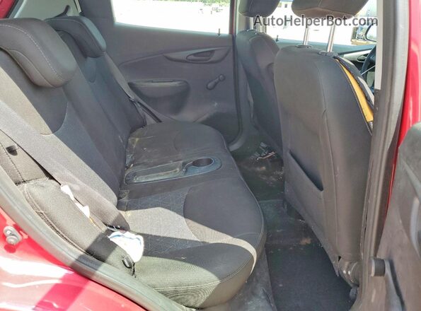 KL8CB6SA5LC424494 2020 CHEVROLET SPARK Red Vista de los asientos traseros