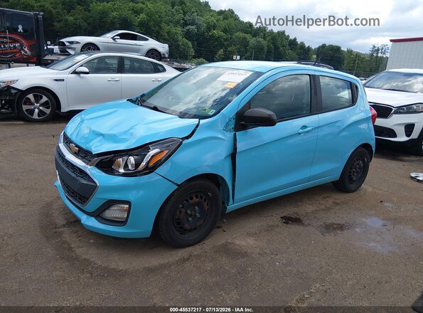 KL8CB6SA5MC227486 2021 CHEVROLET SPARK Teal Przód lewy