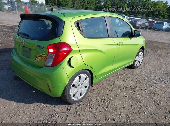 KL8CB6SA6GC560929 2016 CHEVROLET SPARK Green Rear right