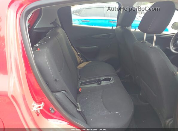 KL8CB6SA6KC713429 2019 CHEVROLET SPARK Red Vista de la etiqueta del VIN