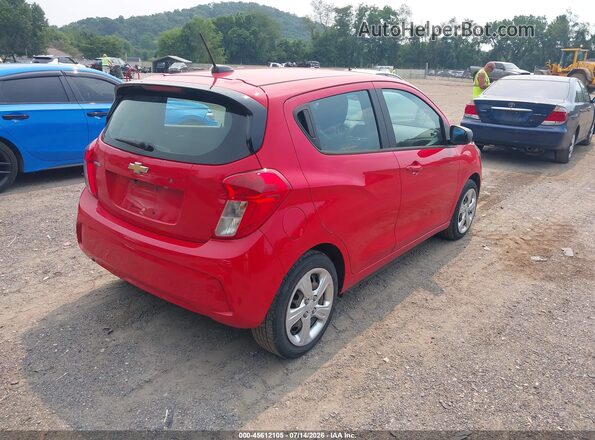 KL8CB6SA6KC713429 2019 CHEVROLET SPARK Red Trasero derecho