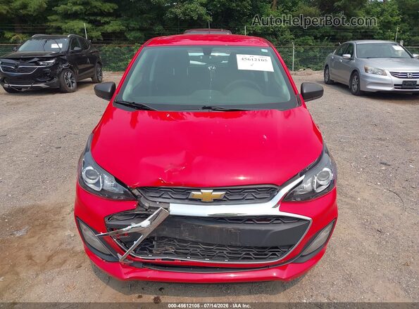 KL8CB6SA6KC713429 2019 CHEVROLET SPARK Red Vista del cuadro de instrumentos