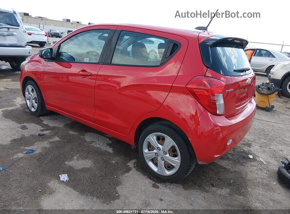 KL8CB6SA6LC420700 2020 CHEVROLET SPARK Red Tył lewy