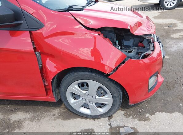 KL8CB6SA6LC420700 2020 CHEVROLET SPARK Red Widok z przodu
