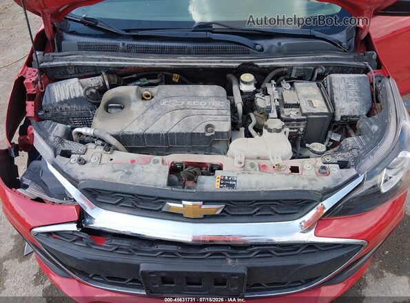 KL8CB6SA6LC420700 2020 CHEVROLET SPARK Red Widok z tyłu