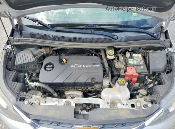 KL8CB6SA6LC454541 2020 CHEVROLET SPARK Серебряный Вид задней части салона
