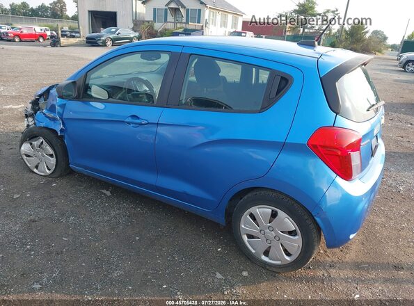 KL8CB6SA7HC743807 2017 CHEVROLET SPARK Blue Trasero izquierdo