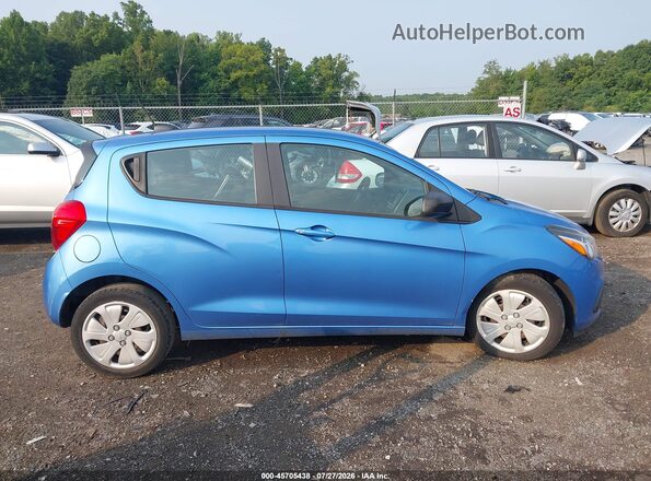 KL8CB6SA7HC743807 2017 CHEVROLET SPARK Blue Vista interior trasera