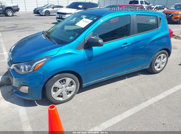 KL8CB6SA7KC706859 2019 CHEVROLET SPARK Blue წინა მარცხენა ხედი სამი მეოთხედიდან