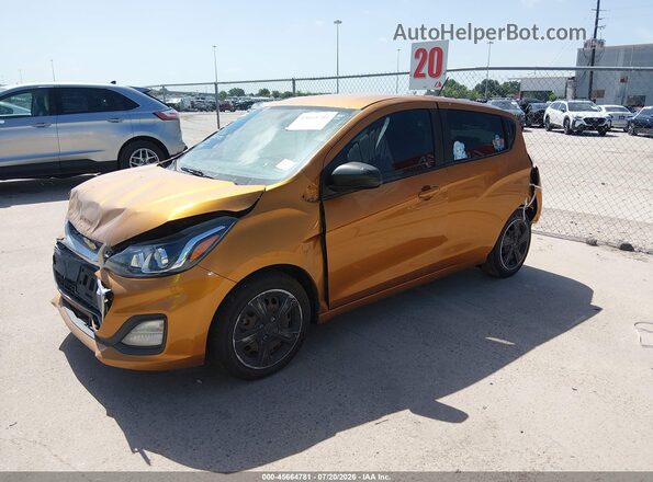 KL8CB6SA7KC735181 2019 CHEVROLET SPARK Оранжевый Передняя левая четверть