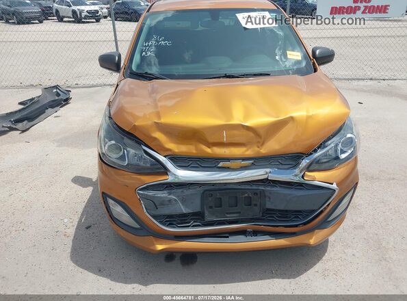 KL8CB6SA7KC735181 2019 CHEVROLET SPARK Оранжевый Вид задней части салона