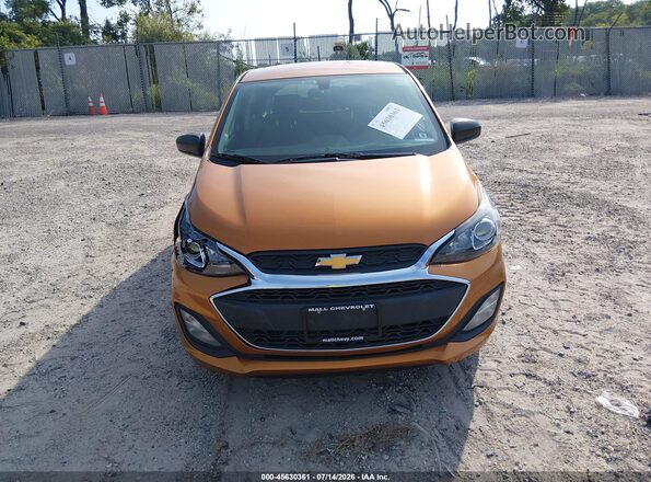 KL8CB6SA7KC738422 2019 CHEVROLET SPARK Orange Вид щитка приладів