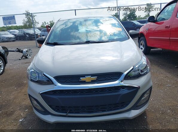 KL8CB6SA7LC410788 2020 CHEVROLET SPARK Cream Вид щитка приладів