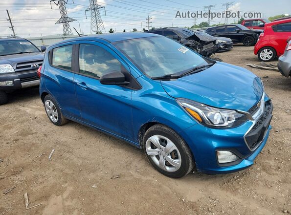 KL8CB6SA7LC456976 2020 CHEVROLET SPARK Blue Delantero derecho