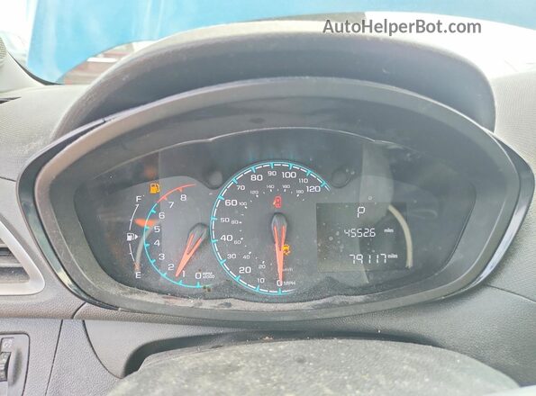 KL8CB6SA7LC456976 2020 CHEVROLET SPARK Blue Vista del cuadro de instrumentos