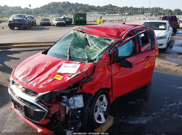 KL8CB6SA7MC228557 2021 CHEVROLET SPARK Red წინა ხედი