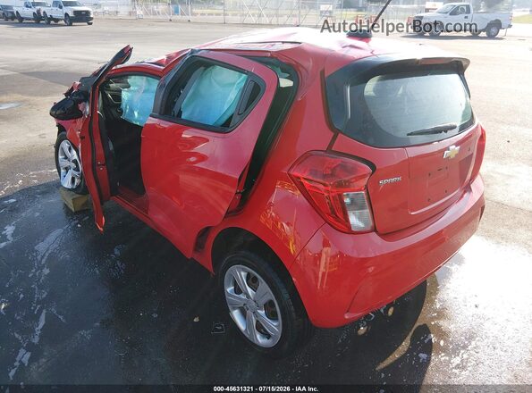 KL8CB6SA7MC228557 2021 CHEVROLET SPARK Red უკანა მარცხენა