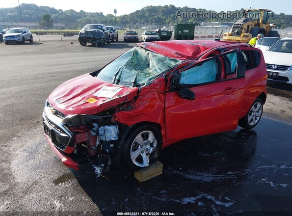 KL8CB6SA7MC228557 2021 CHEVROLET SPARK Red წინა მარცხენა ხედი სამი მეოთხედიდან