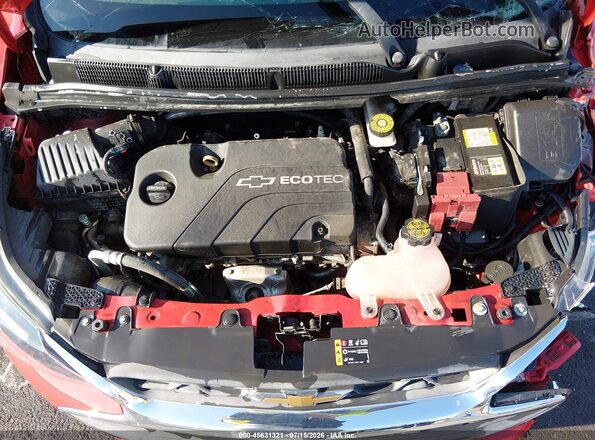 KL8CB6SA7MC228557 2021 CHEVROLET SPARK Red უკანა ხედი