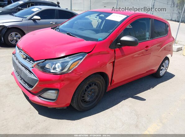 KL8CB6SA7MC700126 2021 CHEVROLET SPARK Red Front left