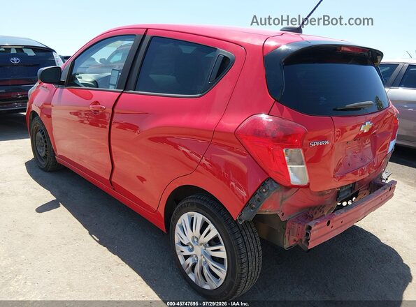 KL8CB6SA7MC700126 2021 CHEVROLET SPARK Red Rear left