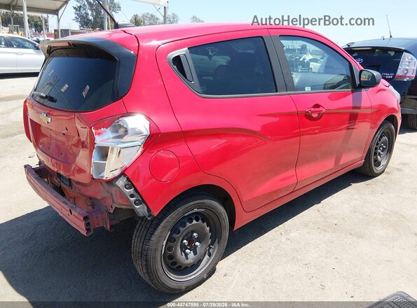 KL8CB6SA7MC700126 2021 CHEVROLET SPARK Red Rear right