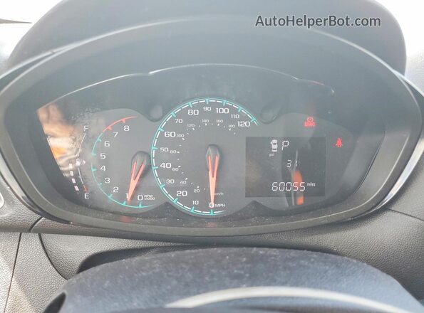 KL8CB6SA7MC710218 2021 CHEVROLET SPARK Silver Widok zestawu wskaźników