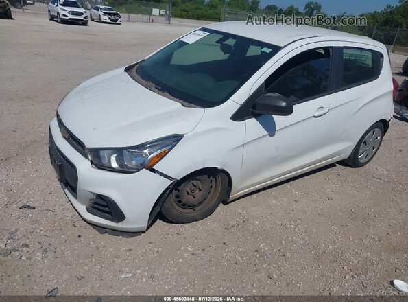 KL8CB6SA8GC628633 2016 CHEVROLET SPARK White Vista tres cuartos delantera izquierda