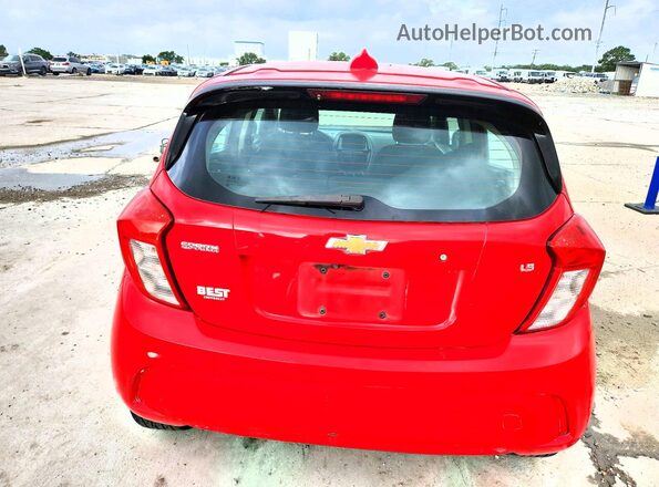 KL8CB6SA8GC634559 2016 CHEVROLET SPARK Red Vista trasera