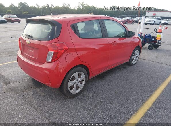 KL8CB6SA8KC761787 2019 CHEVROLET SPARK Красный Задняя правая четверть