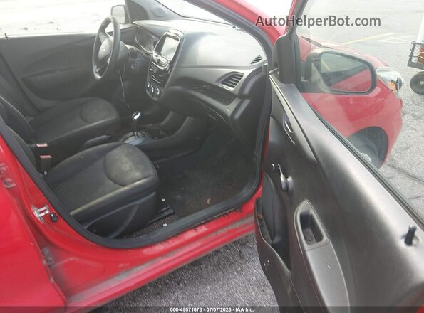 KL8CB6SA8KC761787 2019 CHEVROLET SPARK Красный Вид салона спереди