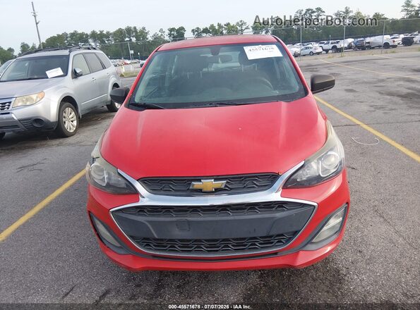KL8CB6SA8KC761787 2019 CHEVROLET SPARK Красный Вид щитка приборов