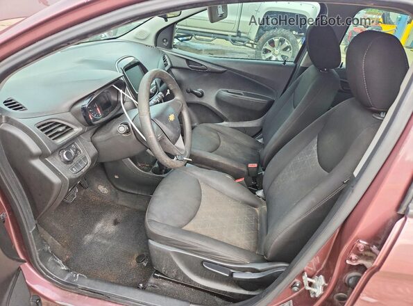 KL8CB6SA8LC424201 2020 CHEVROLET SPARK Бордовый Вид салона спереди