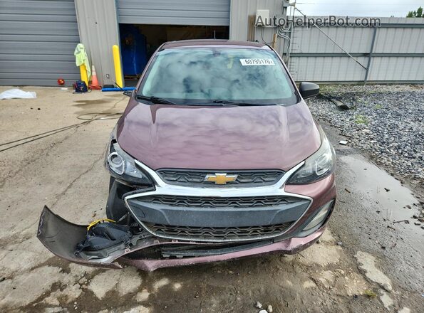 KL8CB6SA8LC424201 2020 CHEVROLET SPARK Бордовый Вид спереди