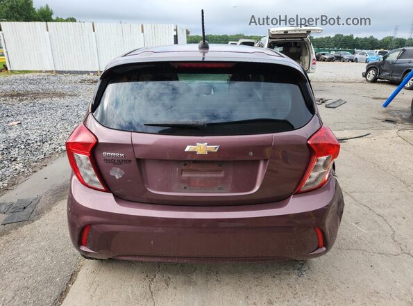 KL8CB6SA8LC424201 2020 CHEVROLET SPARK Бордовый Вид сзади