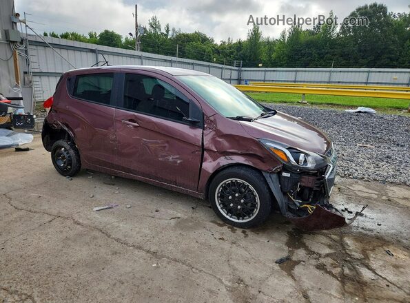 KL8CB6SA8LC424201 2020 CHEVROLET SPARK Бордовый Передняя правая четверть