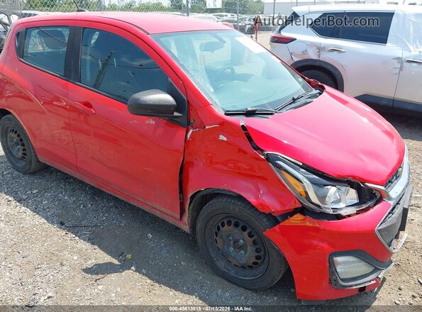 KL8CB6SA8LC477397 2020 CHEVROLET SPARK Red Widok z przodu