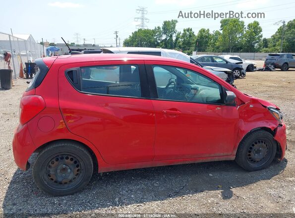 KL8CB6SA8LC477397 2020 CHEVROLET SPARK Red Widok wnętrza z tyłu