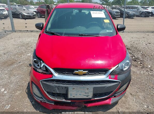 KL8CB6SA8LC477397 2020 CHEVROLET SPARK Red Widok zestawu wskaźników