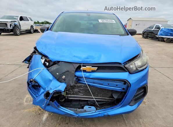 KL8CB6SA9HC759085 2017 CHEVROLET SPARK Blue Widok z przodu