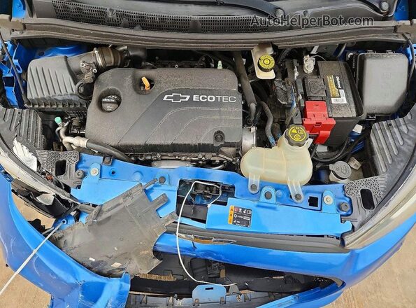 KL8CB6SA9HC759085 2017 CHEVROLET SPARK Blue Widok wnętrza z tyłu