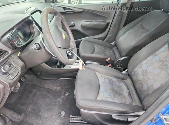 KL8CB6SA9HC759085 2017 CHEVROLET SPARK Blue Widok wnętrza z przodu