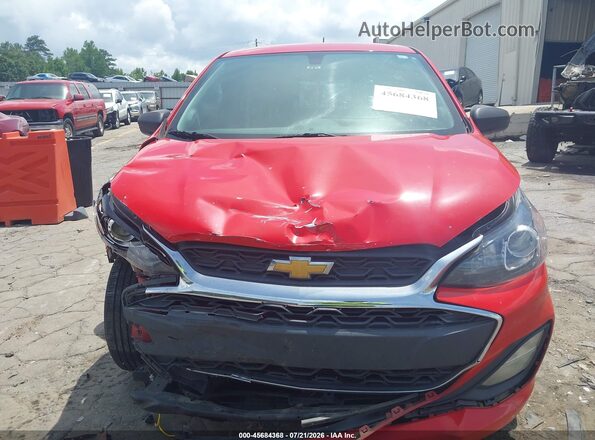 KL8CB6SA9KC717863 2019 CHEVROLET SPARK Red წინა პანელის ხედი