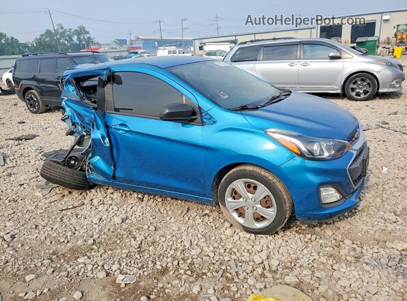 KL8CB6SA9KC764911 2019 CHEVROLET SPARK Blue Delantero derecho