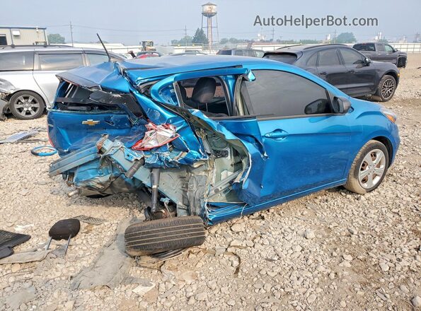 KL8CB6SA9KC764911 2019 CHEVROLET SPARK Blue Trasero derecho