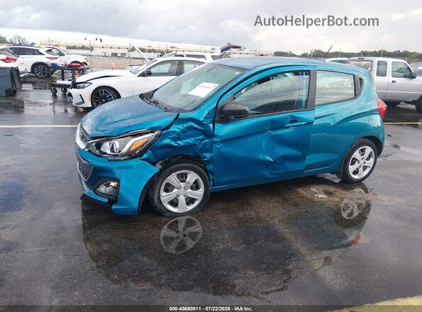 KL8CB6SA9LC407942 2020 CHEVROLET SPARK Blue Przód lewy