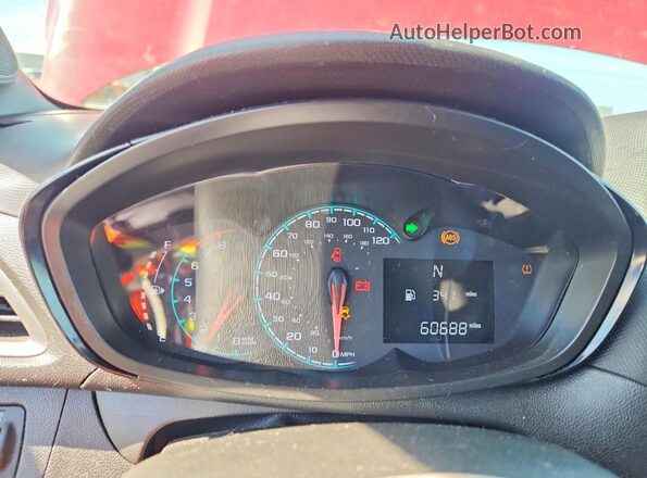 KL8CB6SA9LC464707 2020 CHEVROLET SPARK Pink Вид щитка приладів