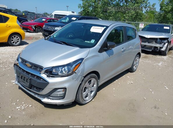 KL8CB6SA9NC032198 2022 CHEVROLET SPARK Silver Vista tres cuartos delantera izquierda