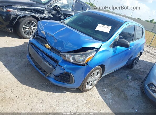 KL8CB6SAXHC811601 2017 CHEVROLET SPARK Синий Передняя левая четверть