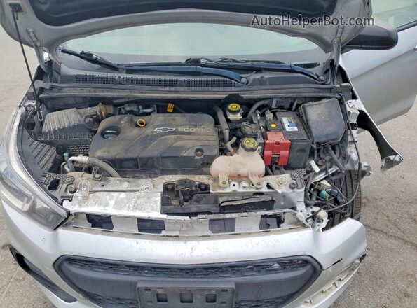 KL8CB6SAXHC814028 2017 CHEVROLET SPARK Silver Rear interior view
